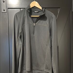 The North Face Gray Quarter-Zip Pullover